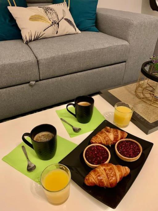 Grand Appartement 2 Chambres 5 Pers Max, Vue Panoramique Avec Parking Mulhouse Eksteriør billede